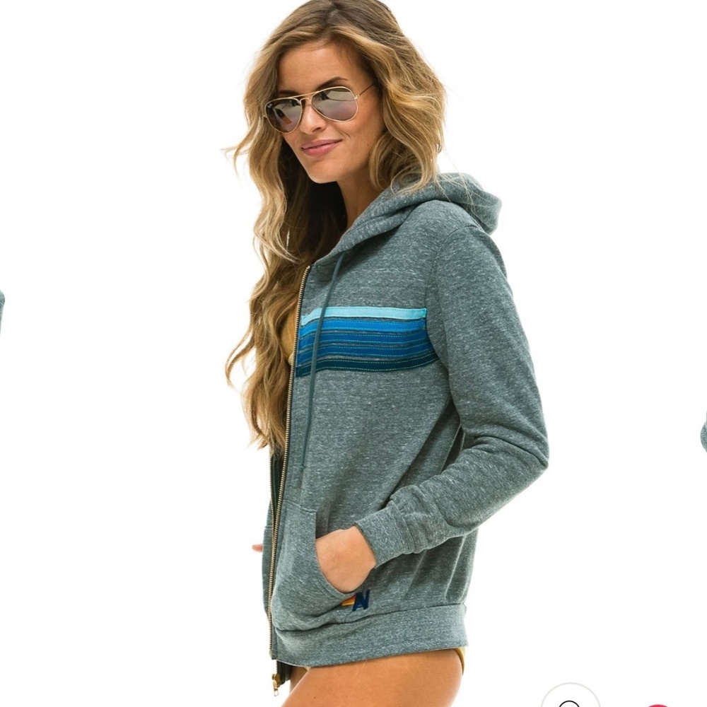 Aviator Nation zip up hoodie